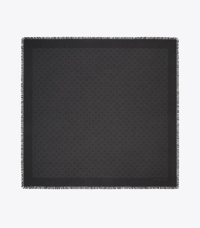 T Monogram Jacquard Traveler Scarf