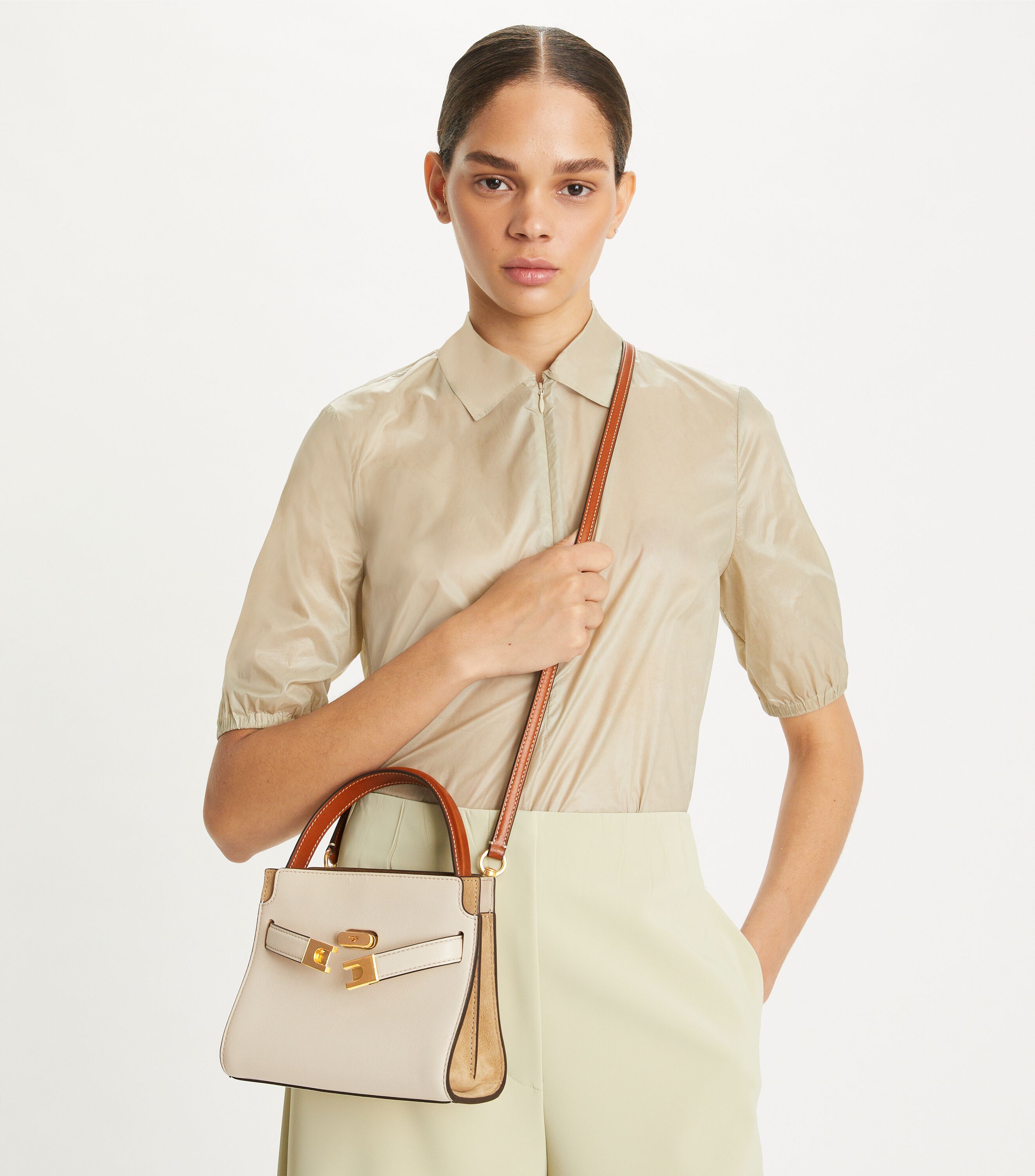 Tory Burch Petite Lee Radziwill Double Bag Tory Burch UAE