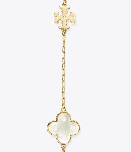 tory burch forget me not long necklace