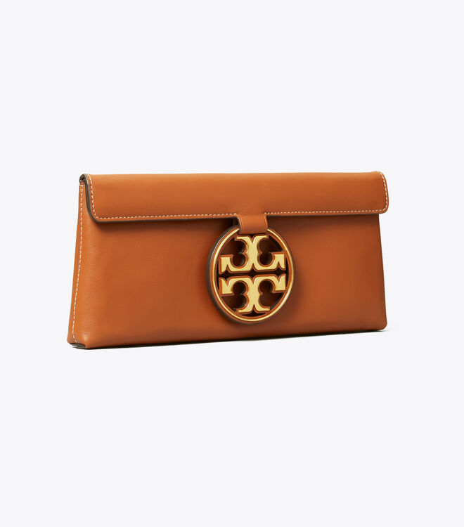 Miller Metal-Logo Clutch | Clutches and Evening Bags | Tory Burch