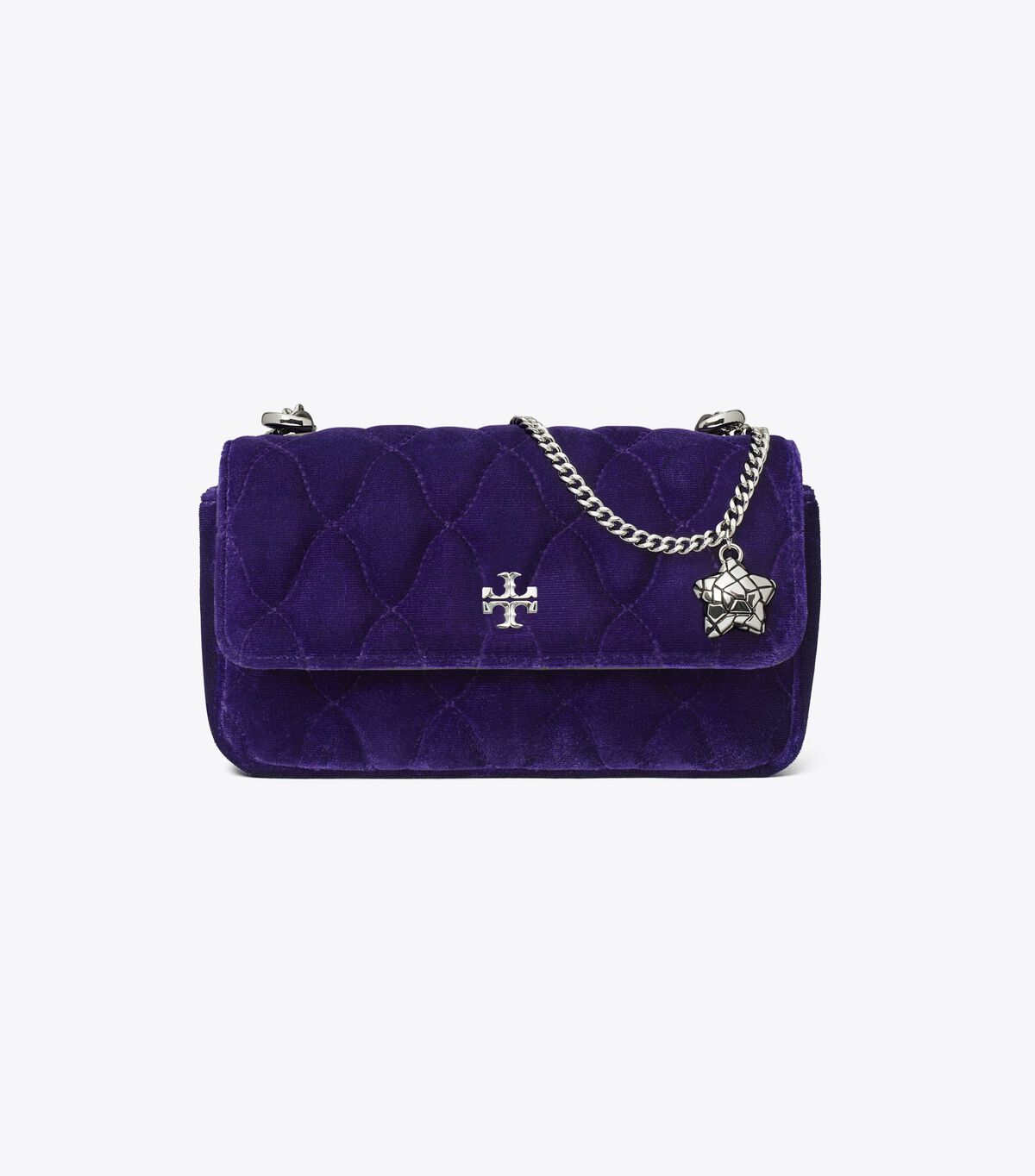tory burch kira velvet mini flap bag