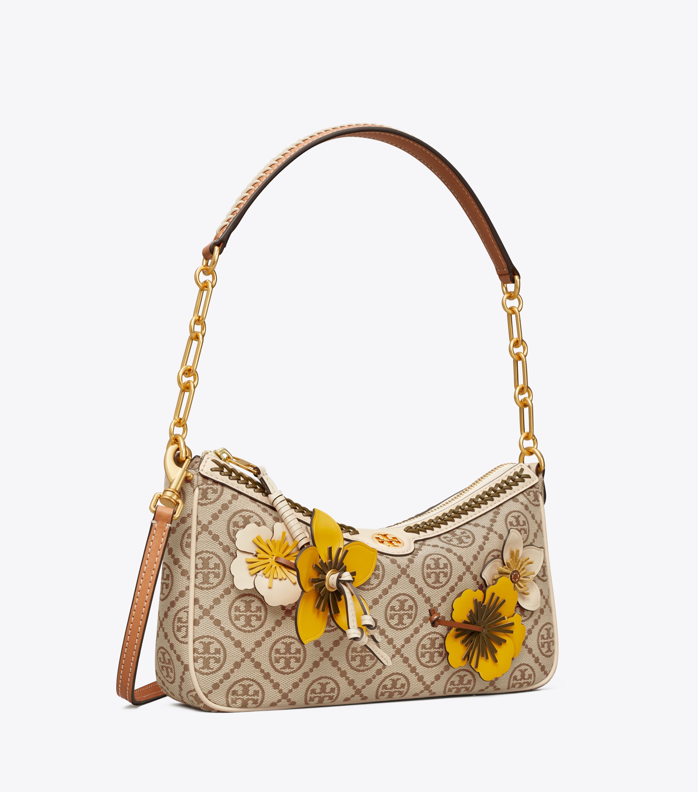 Tory burch sales braided handle tote