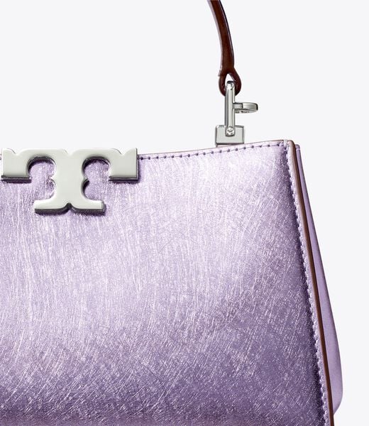 tory burch mini eleanor metallic satchel