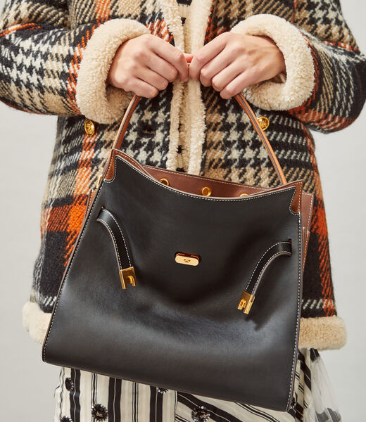 tory burch lee radziwill double bag