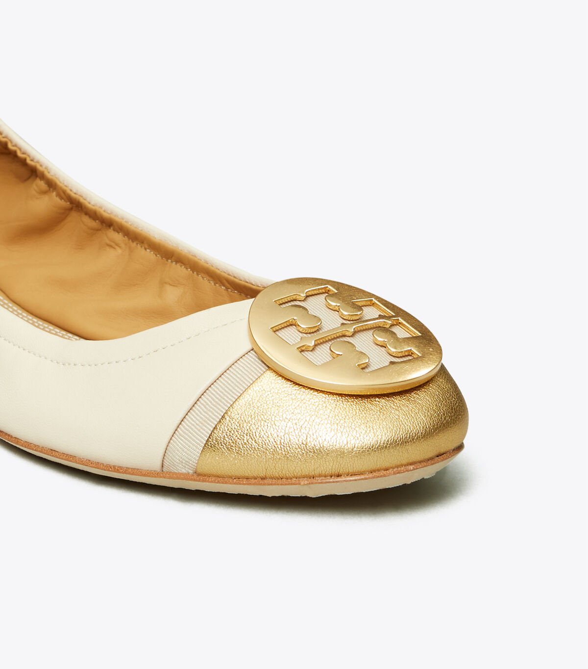 minnie cap toe ballet flat tory burch