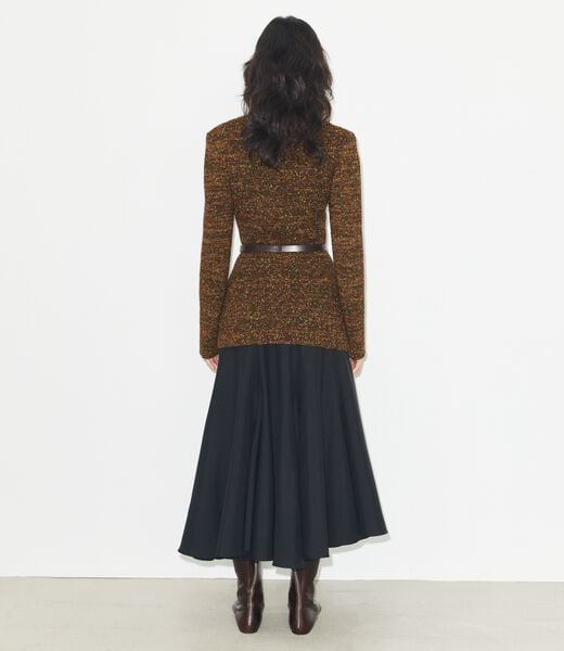 tory burch nylon and viscose marled sweater