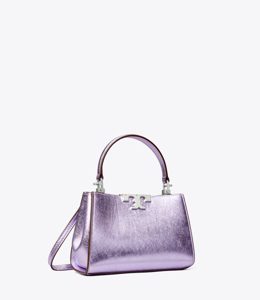 tory burch mini eleanor metallic satchel