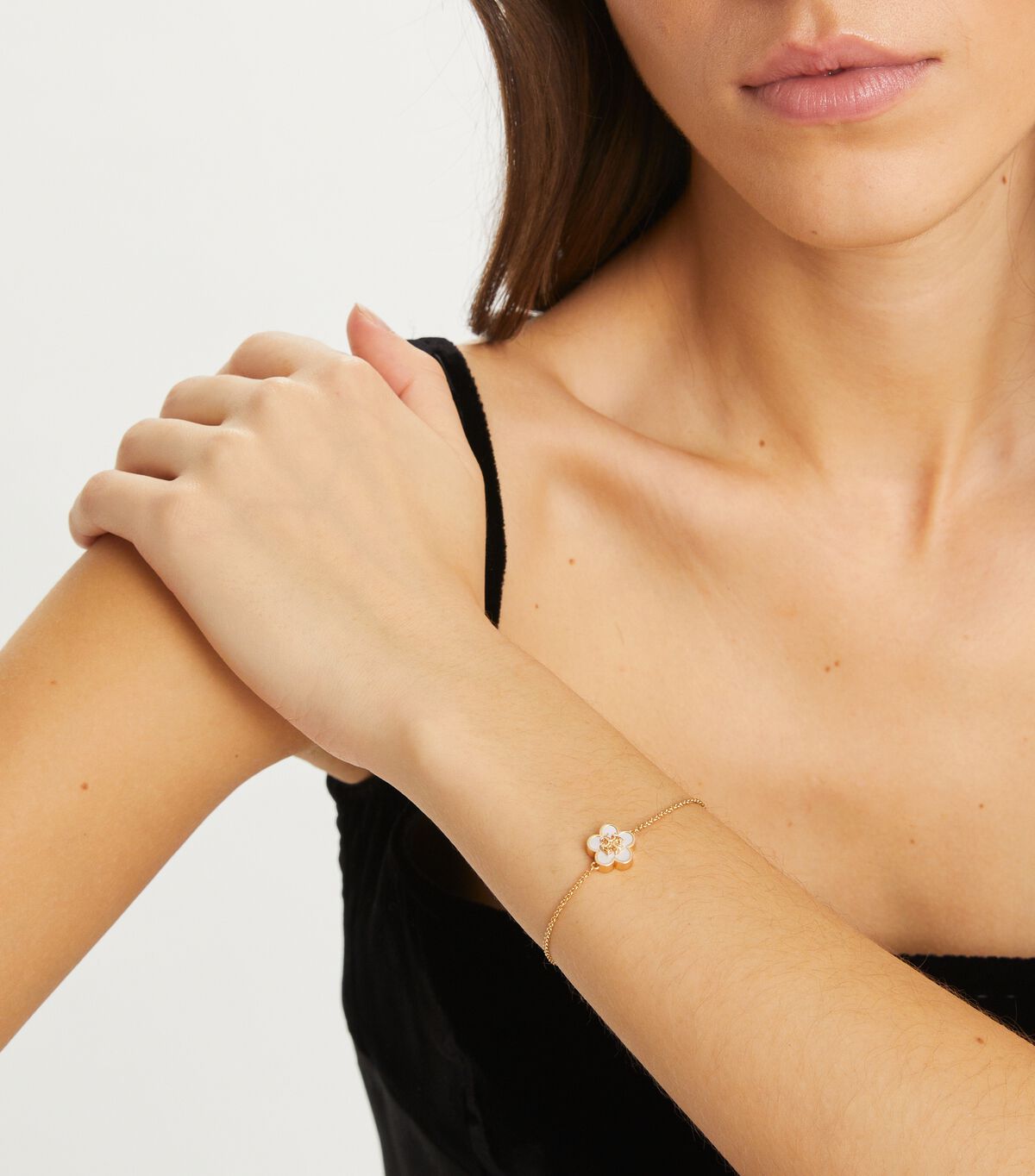 tory burch kira flower bracelet