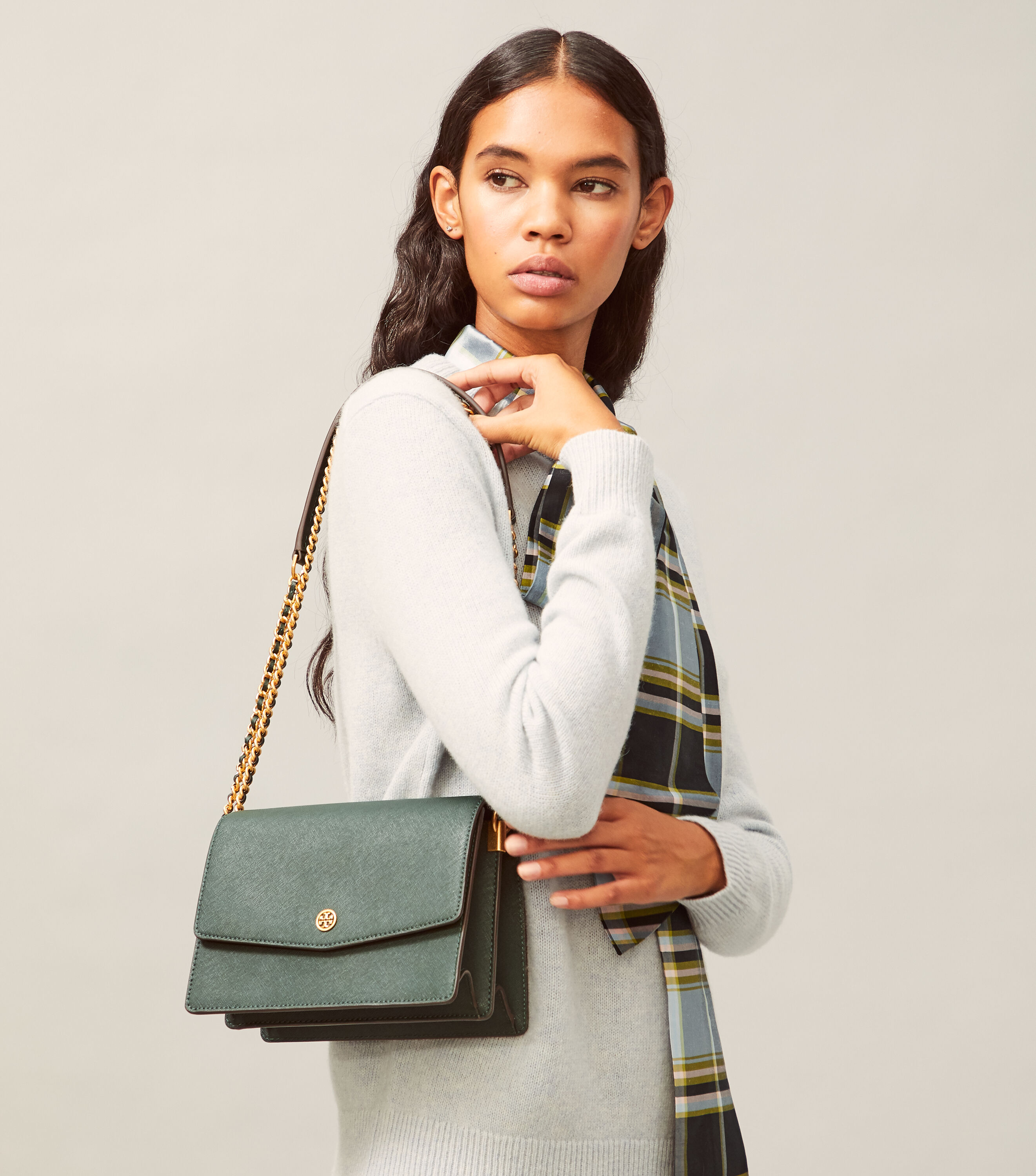 Tory burch robinson clearance mini convertible shoulder bag