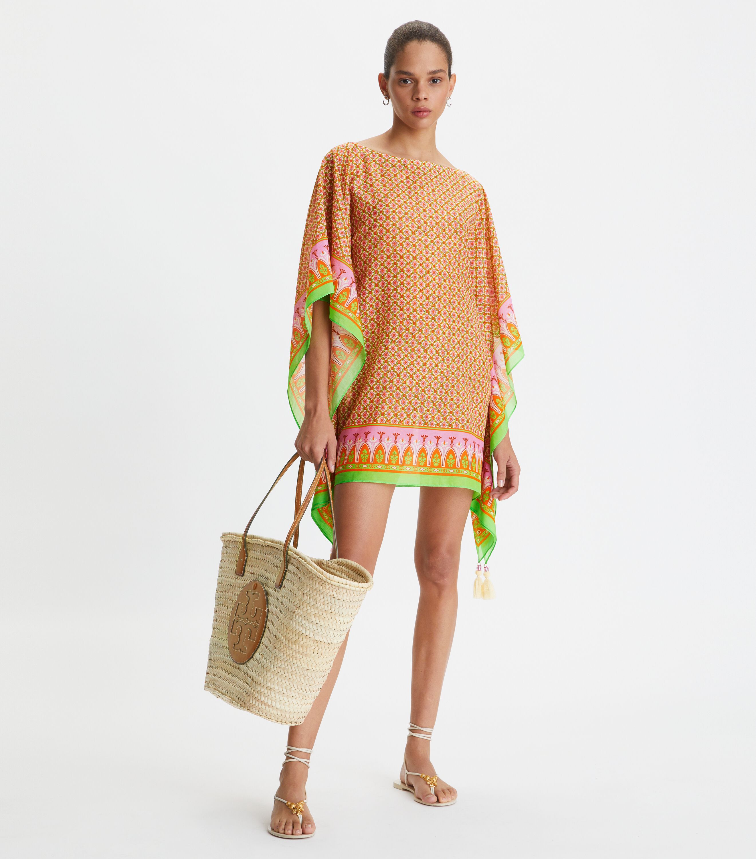 Tory Burch Printed Beach Tunic Tory Burch UAE