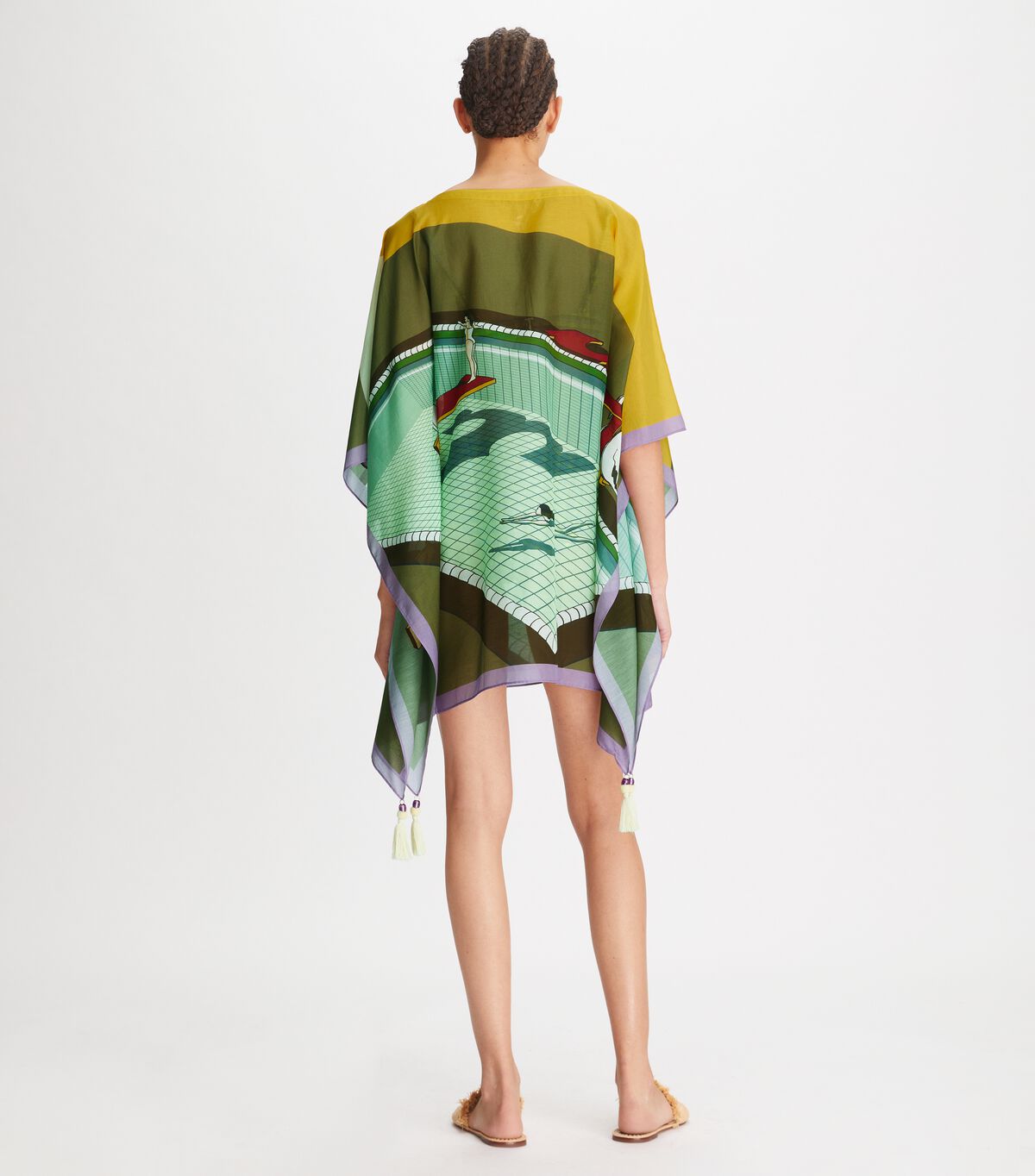 tory burch printed beach tunic