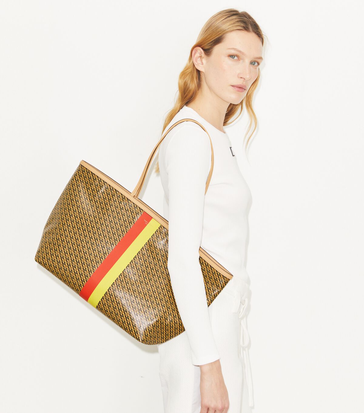 tory burch حقيبة تسوق ريسر