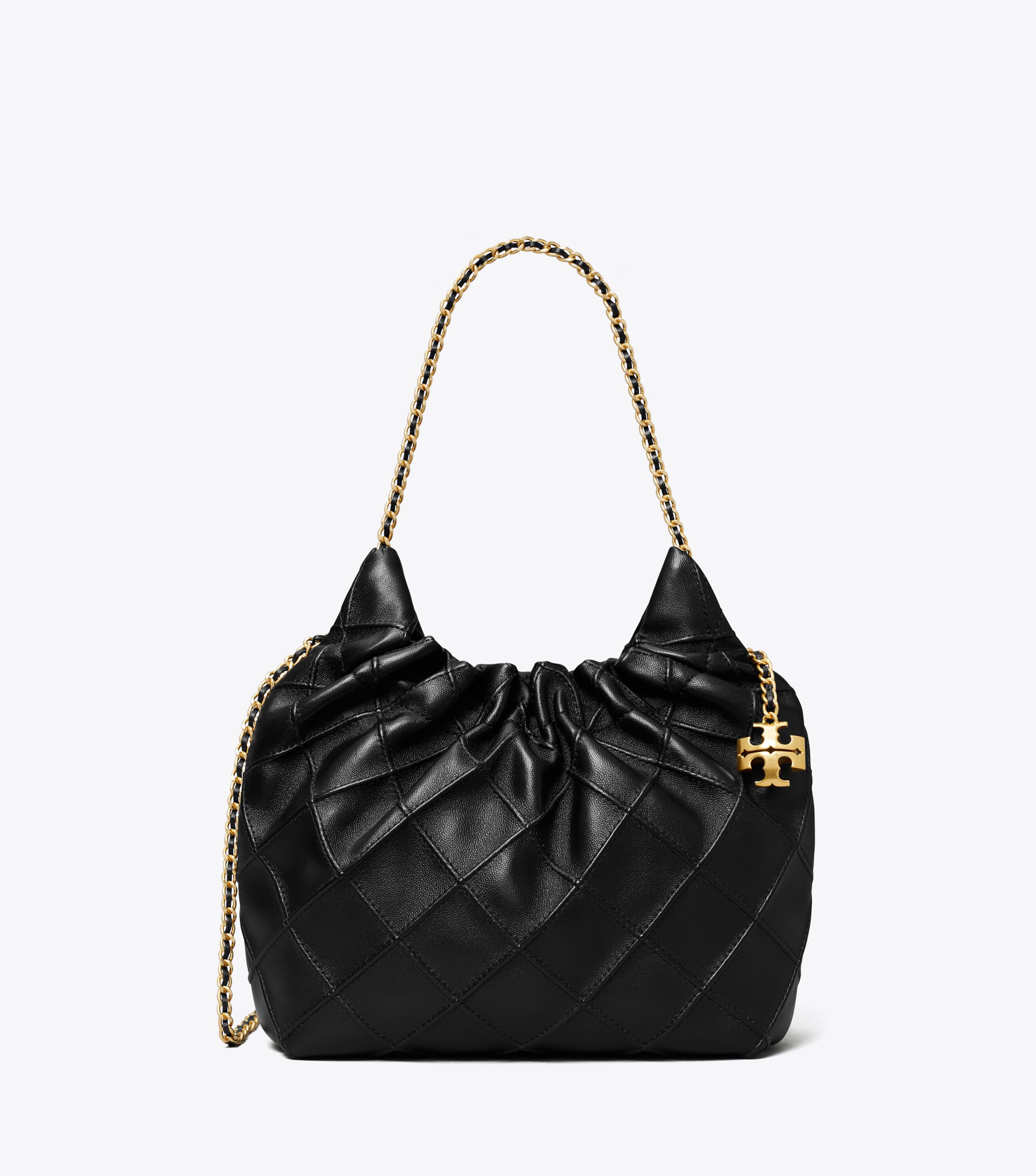 【送料&関税込】Tory Burch Mini Fleming Hobo Bag Mini Fleming Woven Hobo Bag: Women's Designer Crossbody Bags