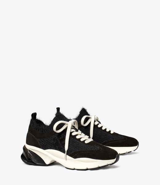 tory burch good luck mohair trainer