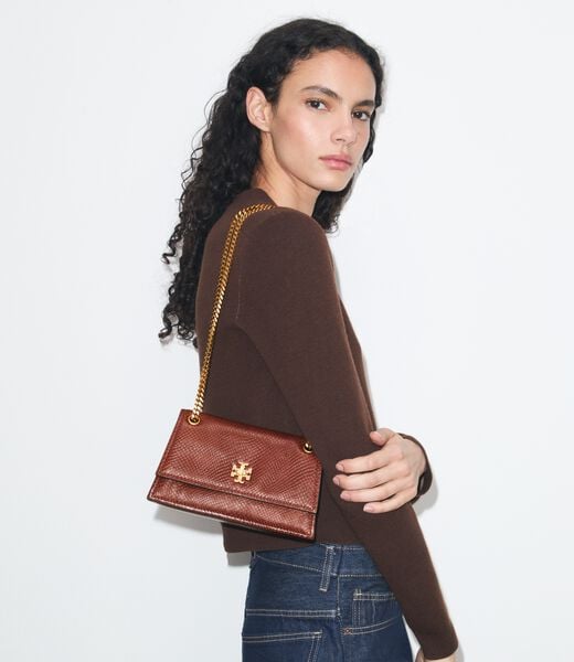 tory burch mini kira turnlock snake embossed shoulder bag