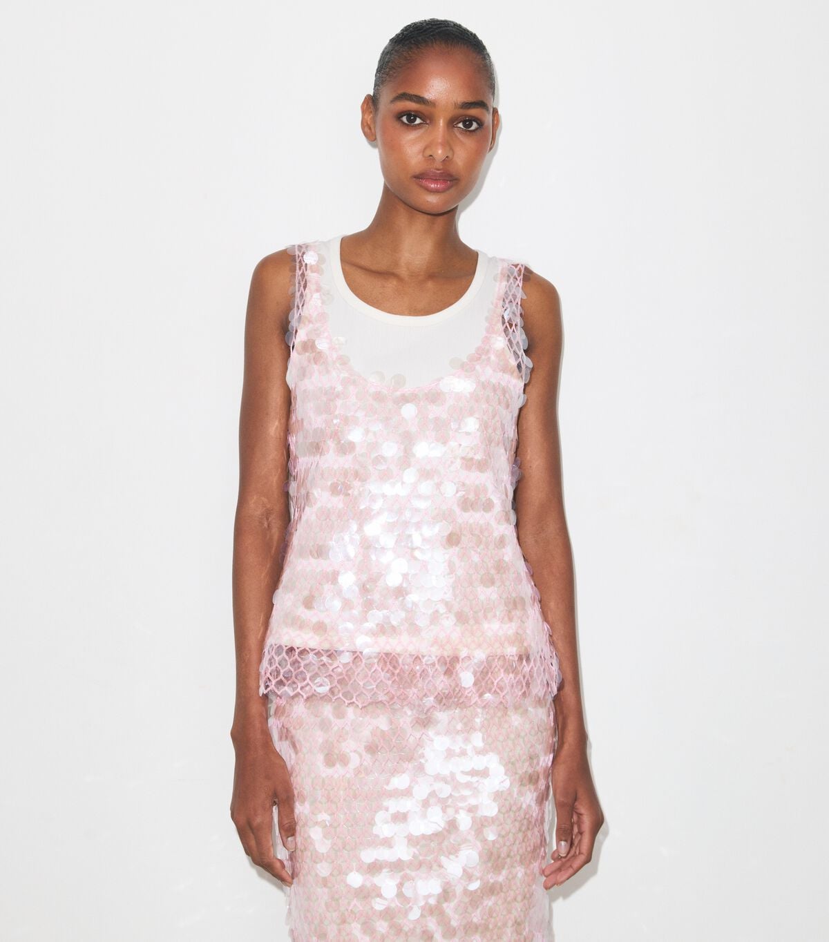 Sequin Mesh Top tory burch sequin mesh top