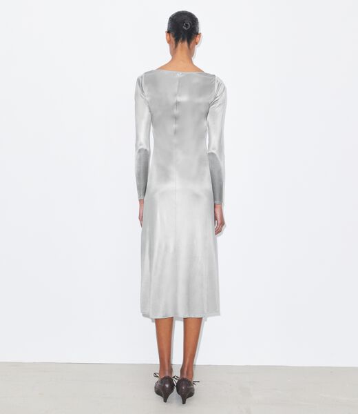 tory burch فستان جيرسي مكشكش