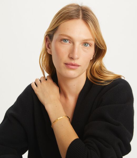 Thin Icon T Monogram Hinge Bracelet tory burch thin icon t monogram hinge bracelet