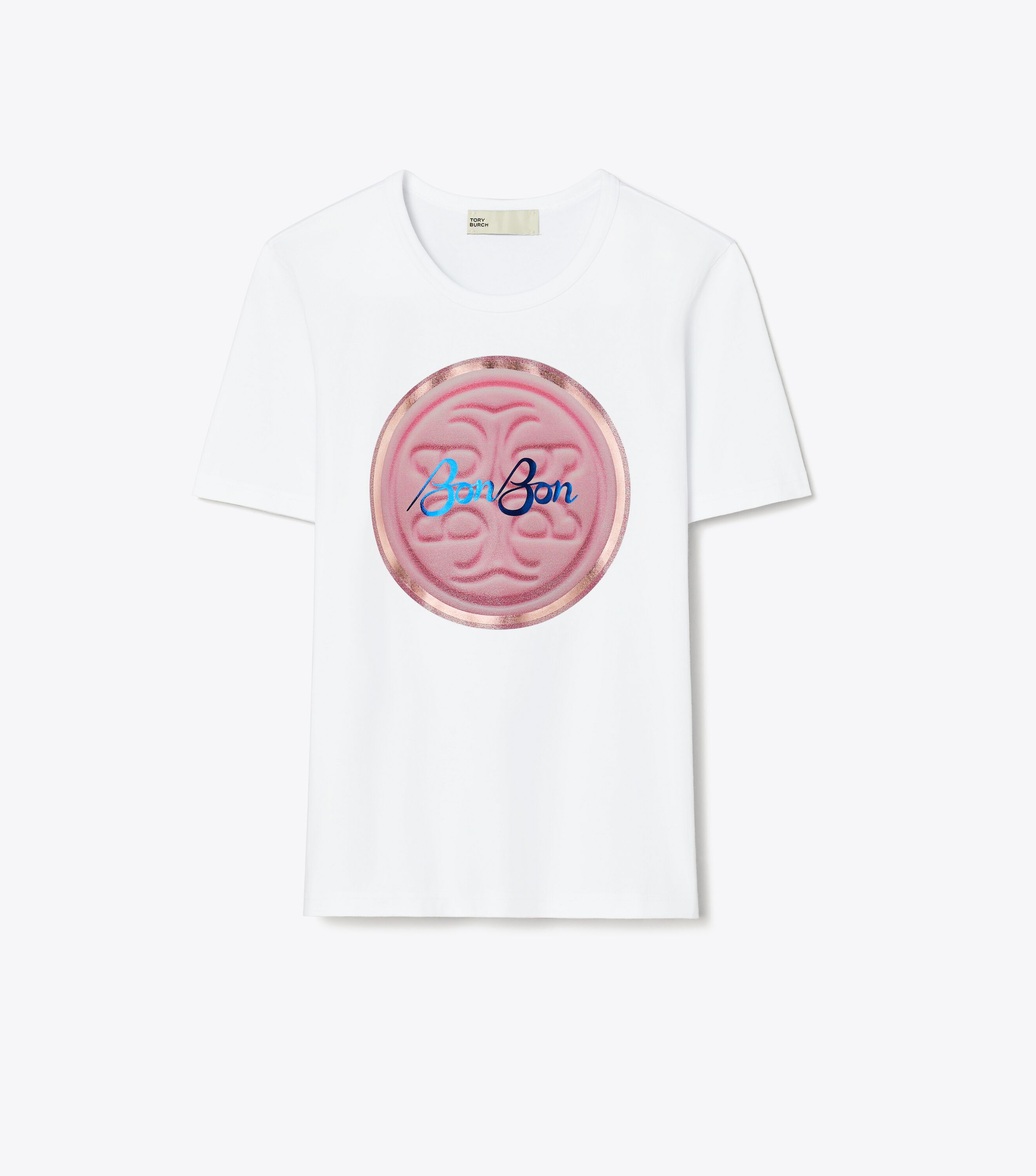 tシャツ Tory Burch x BonBon キャンディ ロゴ Tシャツ レディース メンズ TB x BonBon キャンディ ロゴ Tシャツ: レディース トップス