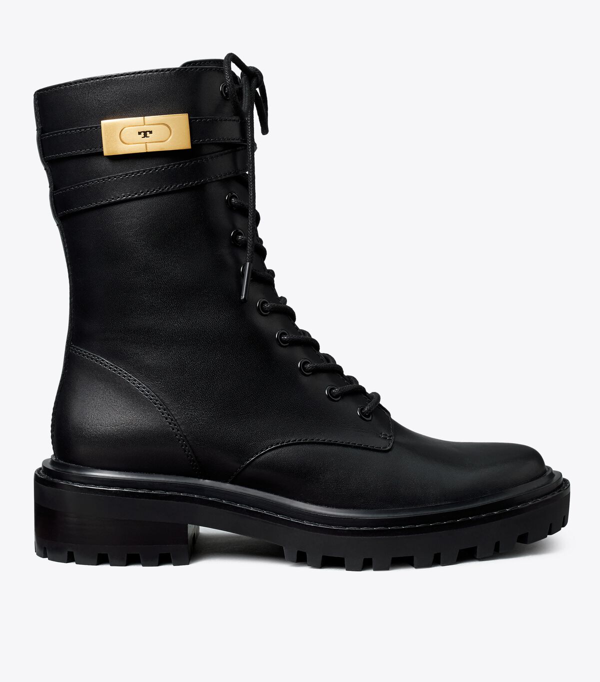 tory burch t hardware combat boot