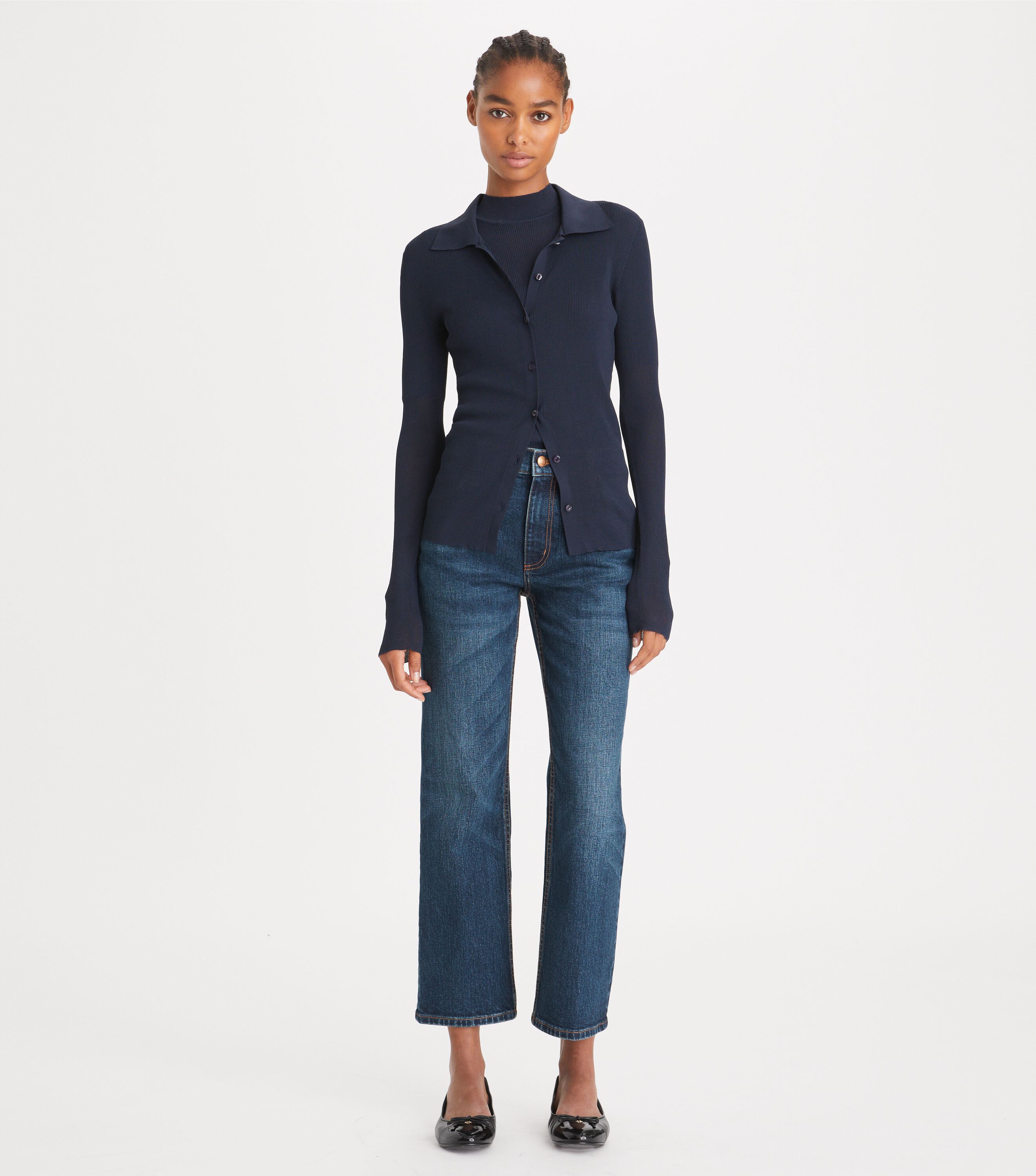 Cropped Flare Jeans
