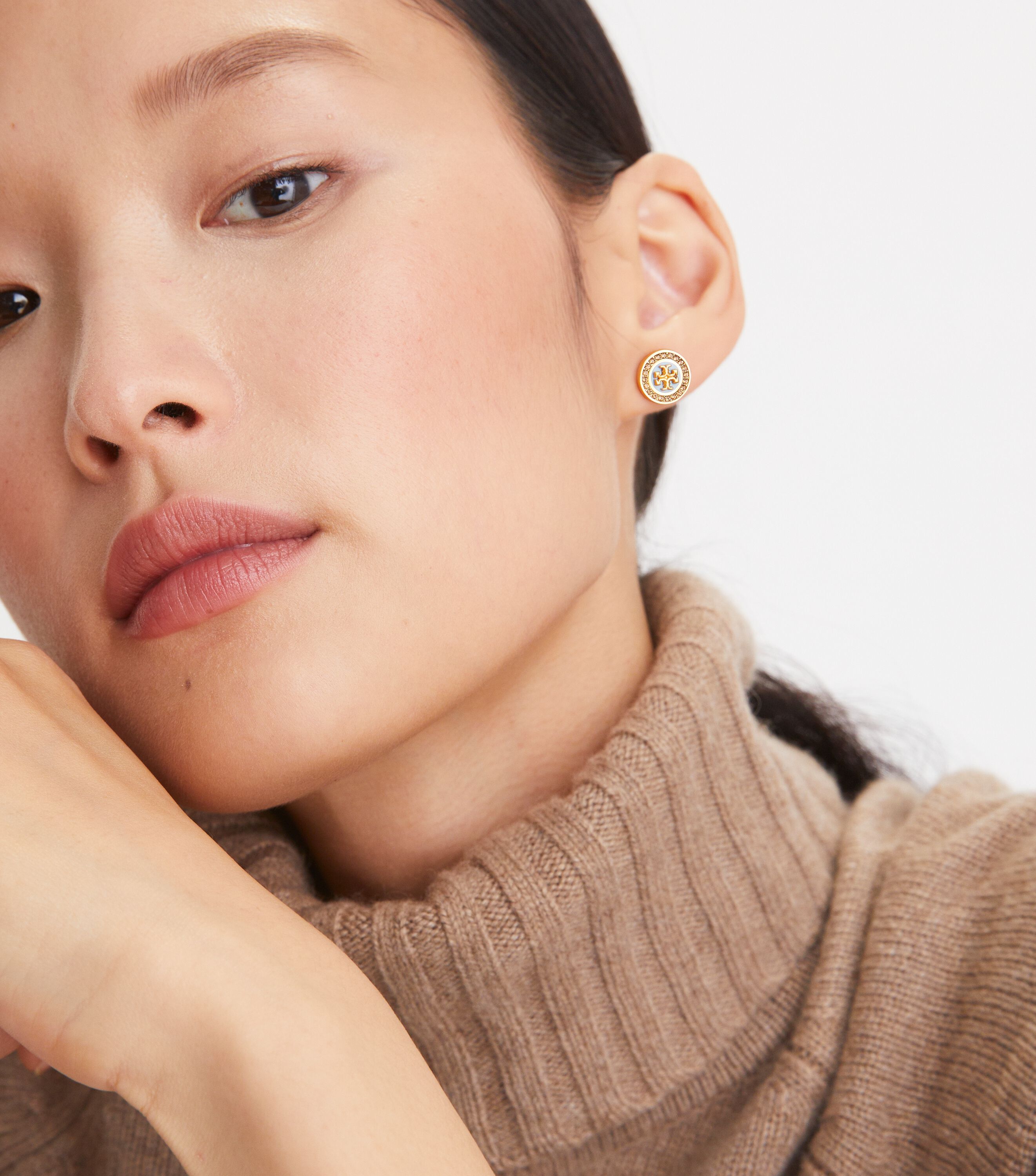 Tory burch enamel shop earrings