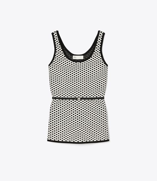 tory burch jacquard tank top