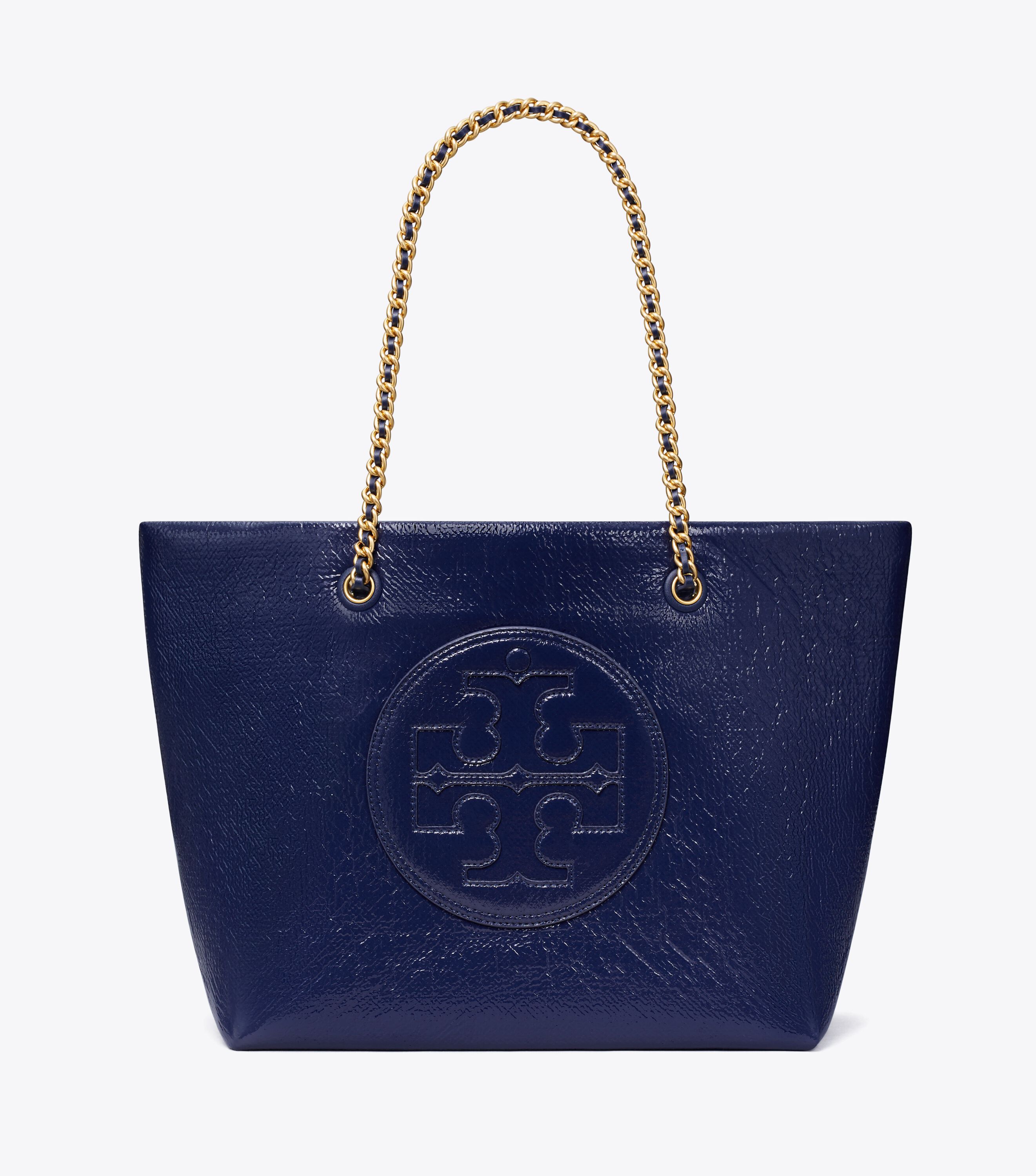 Tory burch tote with chain handles on sale