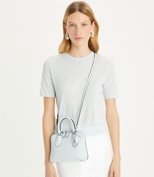 tory burch mini t monogram leather swing satchel