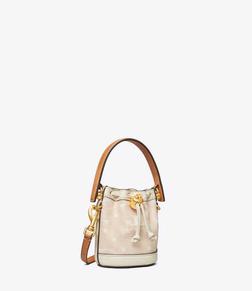 Micro T Monogram Bucket Bag