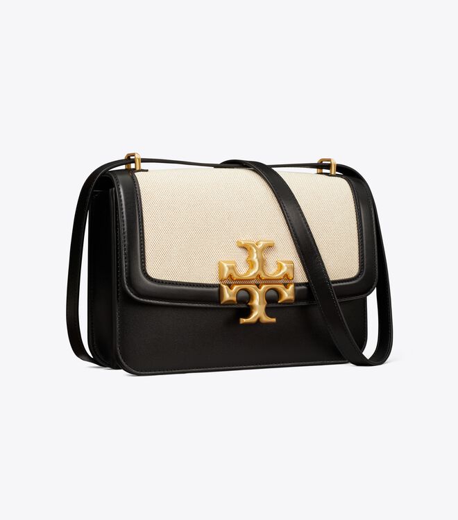ELEANOR CANVAS CONVERTIBLE SHOULDER BAG | 50-off-carry-overs | Tory Burch