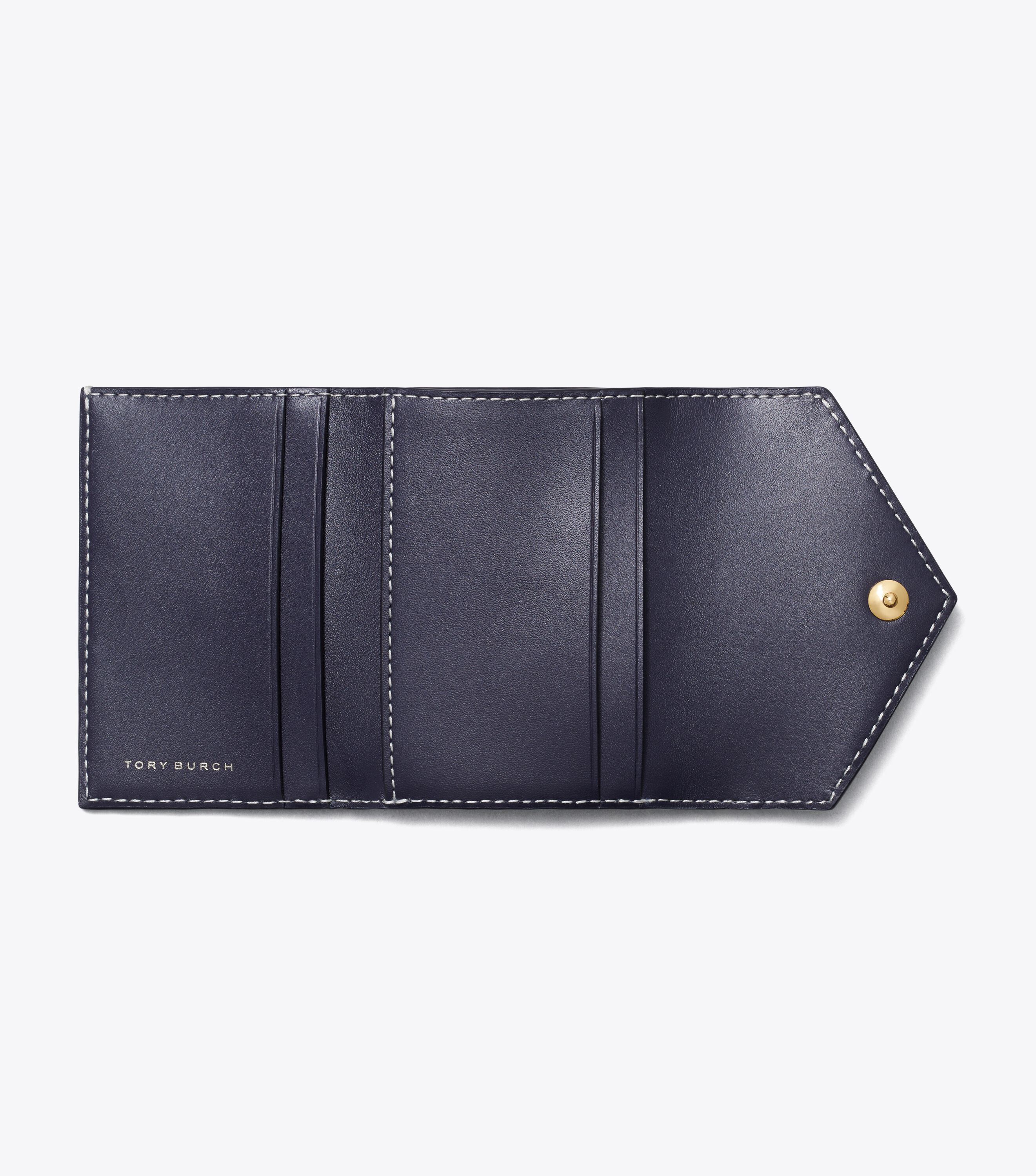 T Monogram Small Envelope Wallet, Tory Navy | Tory Burch UAE