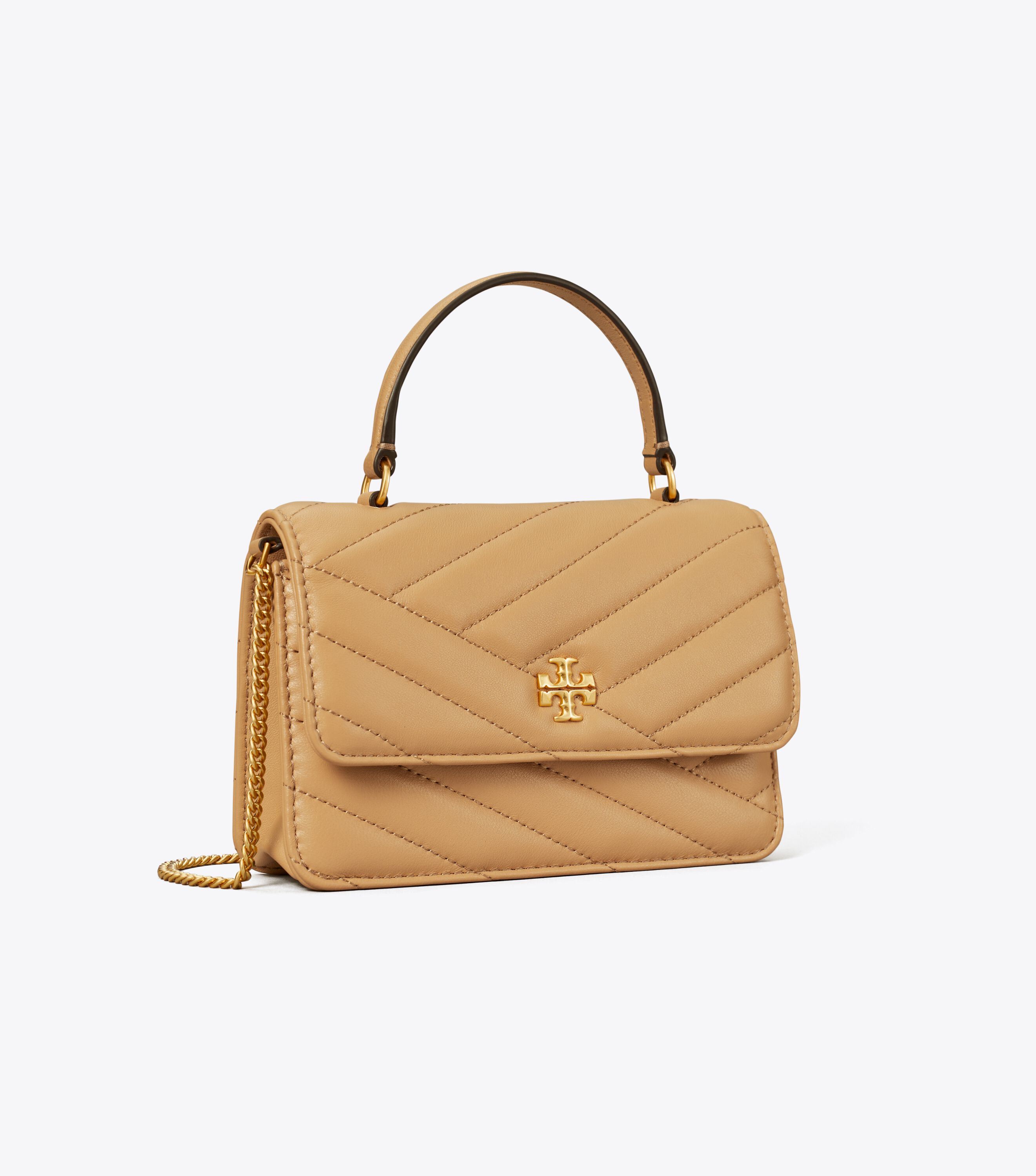 Tory Burch Mini Kira Chevron Top Handle Chain Wallet Tory Burch UAE