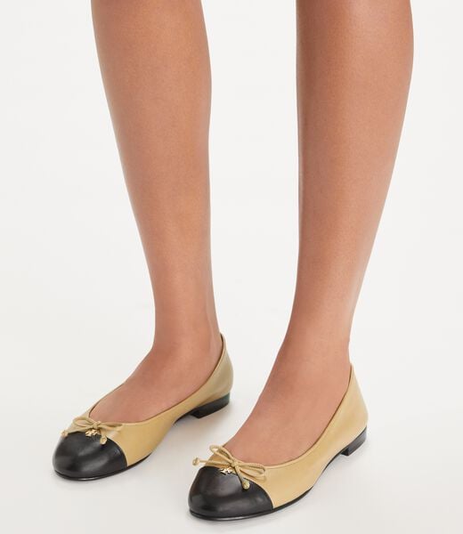 tory burch cap toe ballet