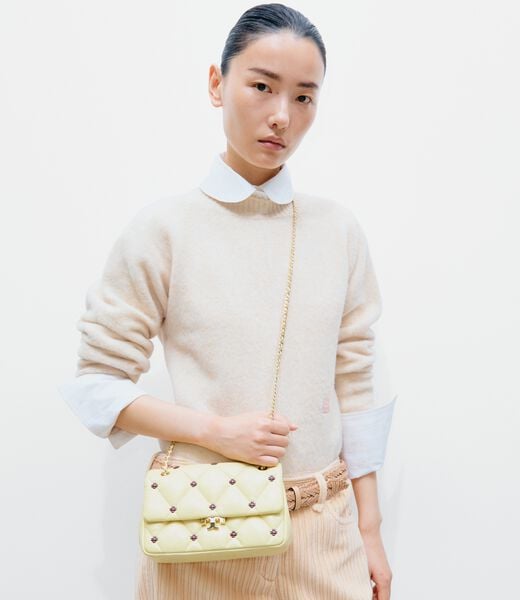 tory burch small bunny knot shoulder bag