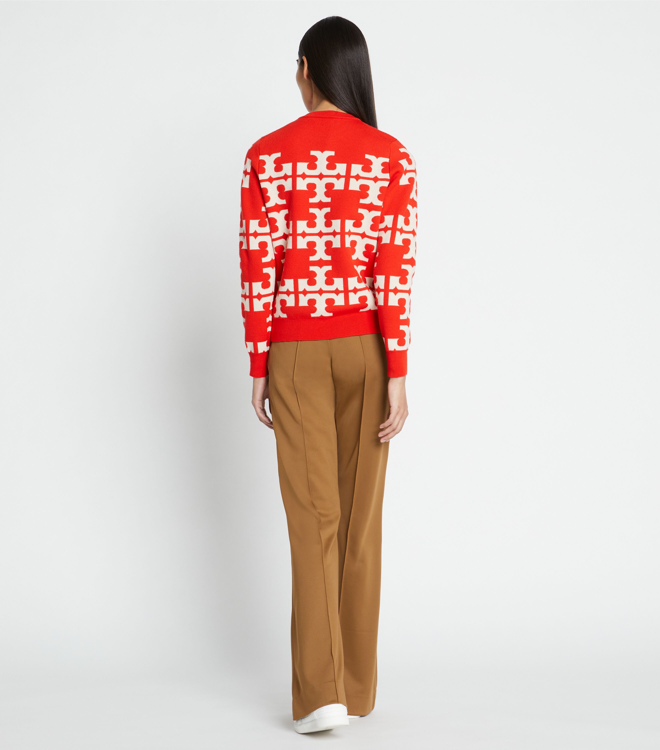 Tory burch logo sweater cheap