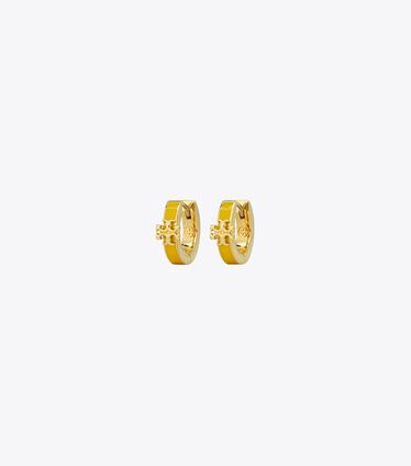 Kira Enamel Huggie Earring