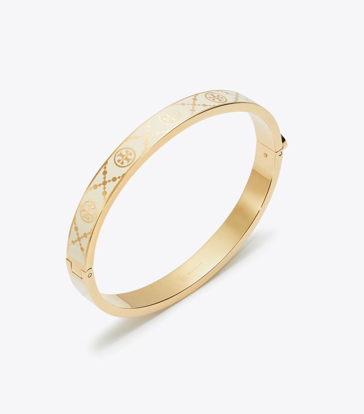 tory burch t monogram hinge bracelet
