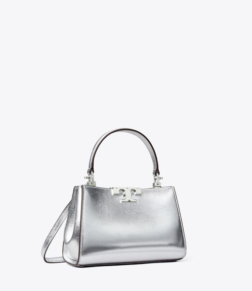 tory burch mini eleanor metallic satchel