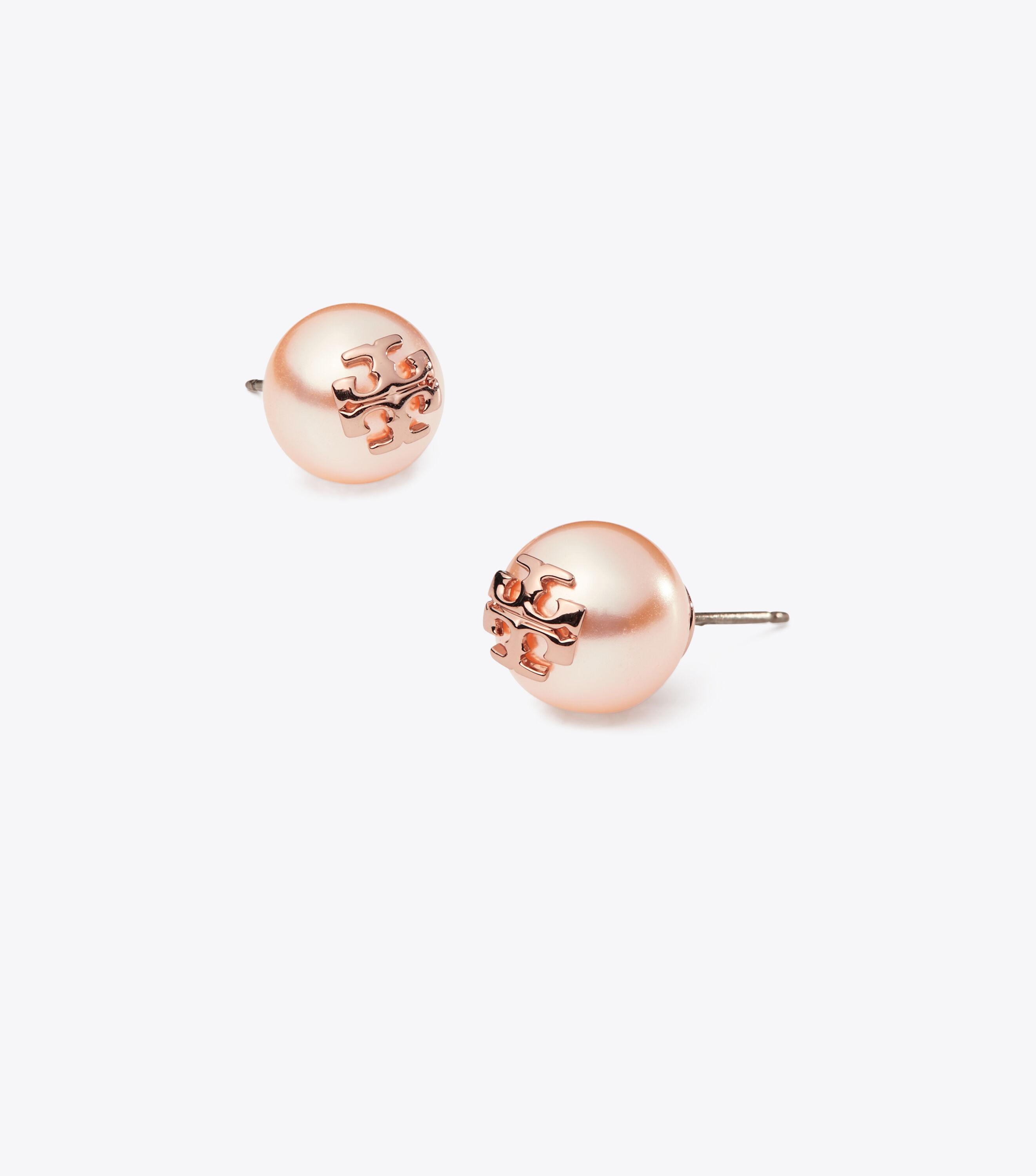 Tory burch rose gold earrings cheap