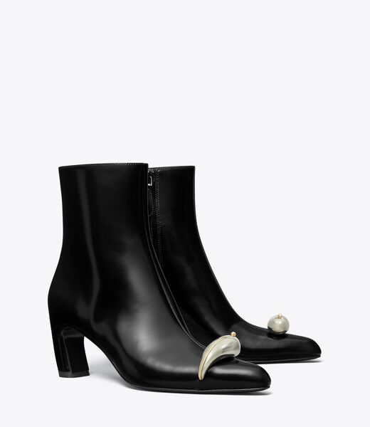 tory burch pierced ankle boot