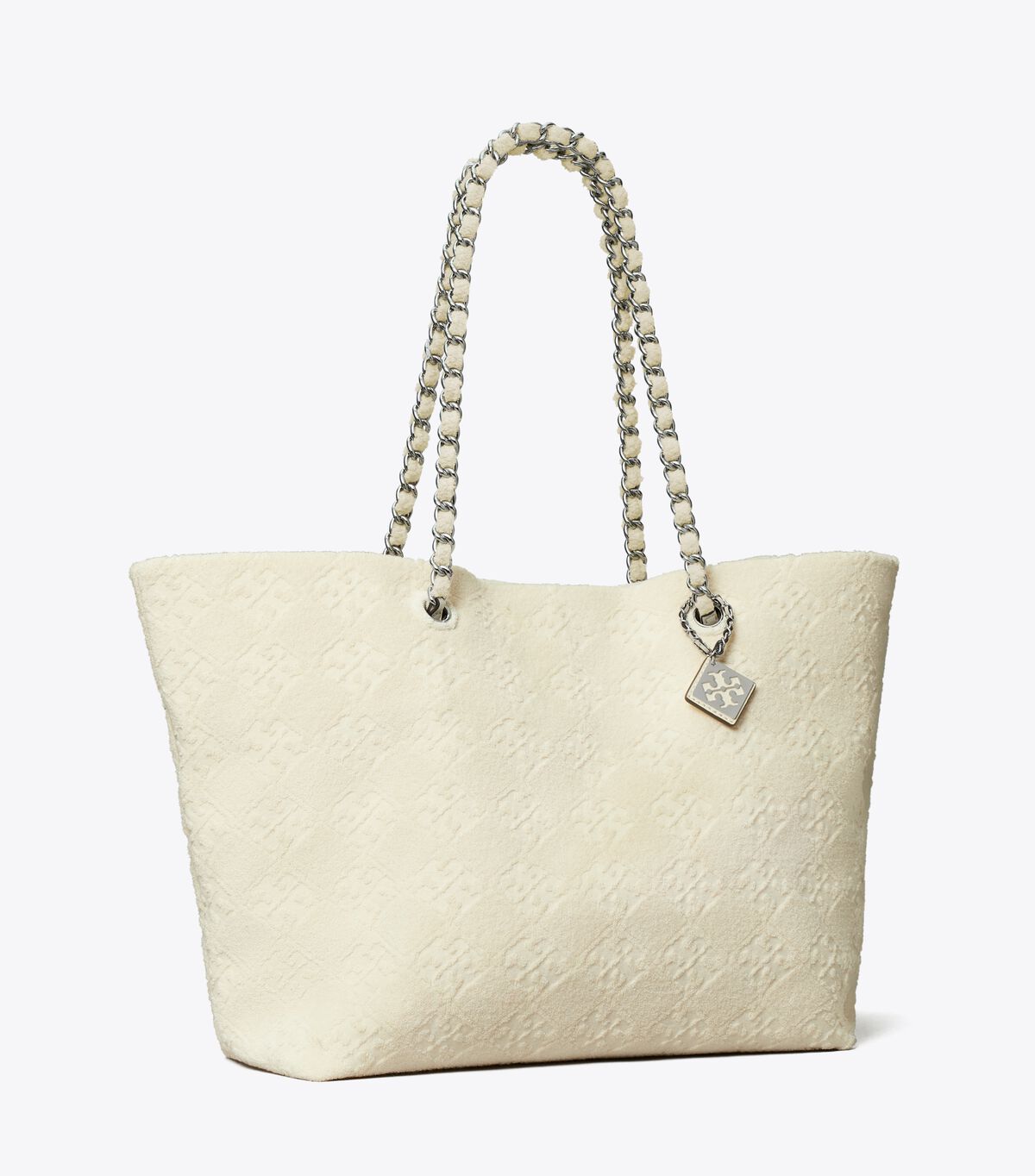 tory burch ella terry chain tote