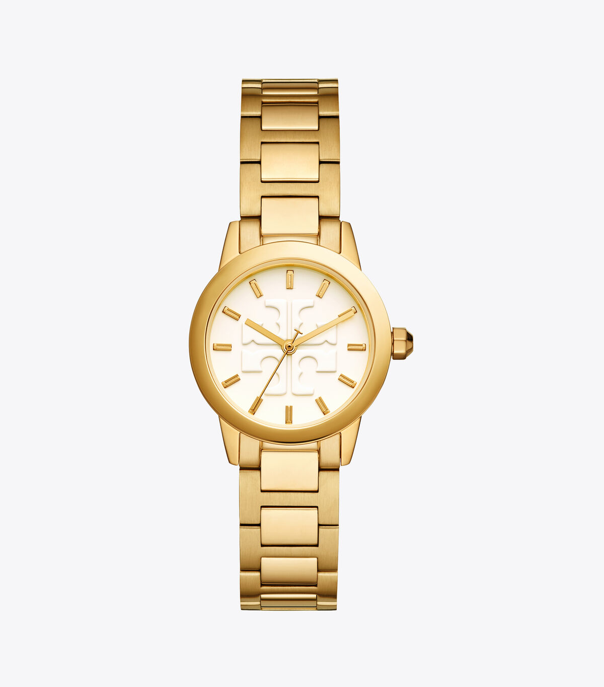 tory burch gigi watch gold tone ivory 28 mm