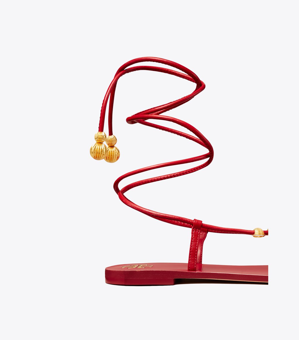 tory burch capri flat lace up sandal