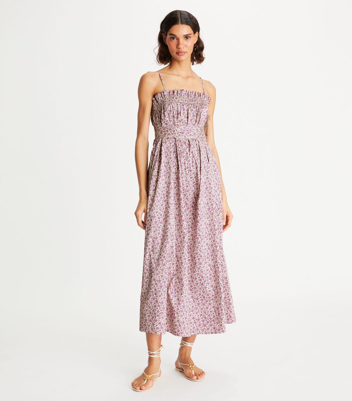 tory burch ruffle top dress