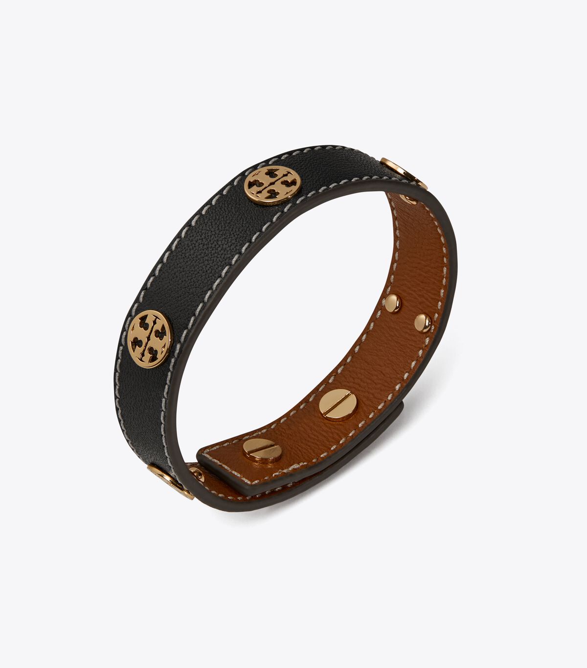tory burch miller leather bracelet