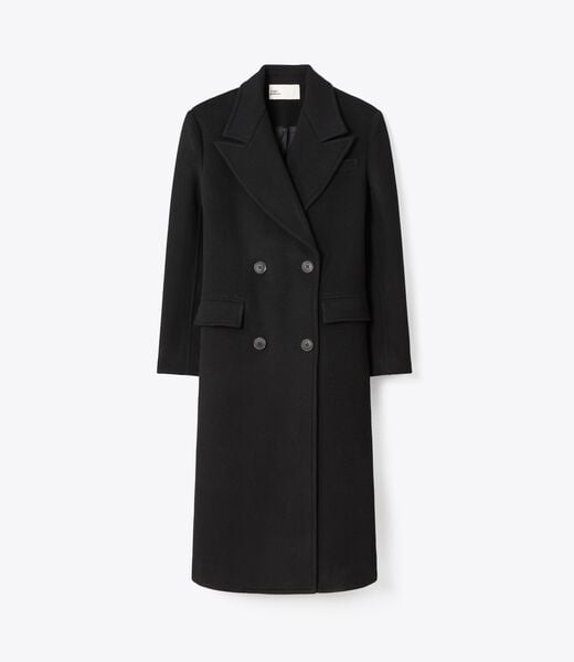 tory burch double breasted wool coat