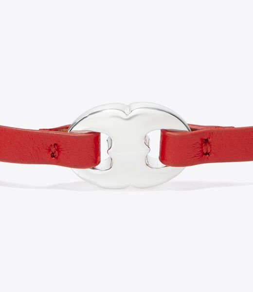 tory burch gemini leather bracelet