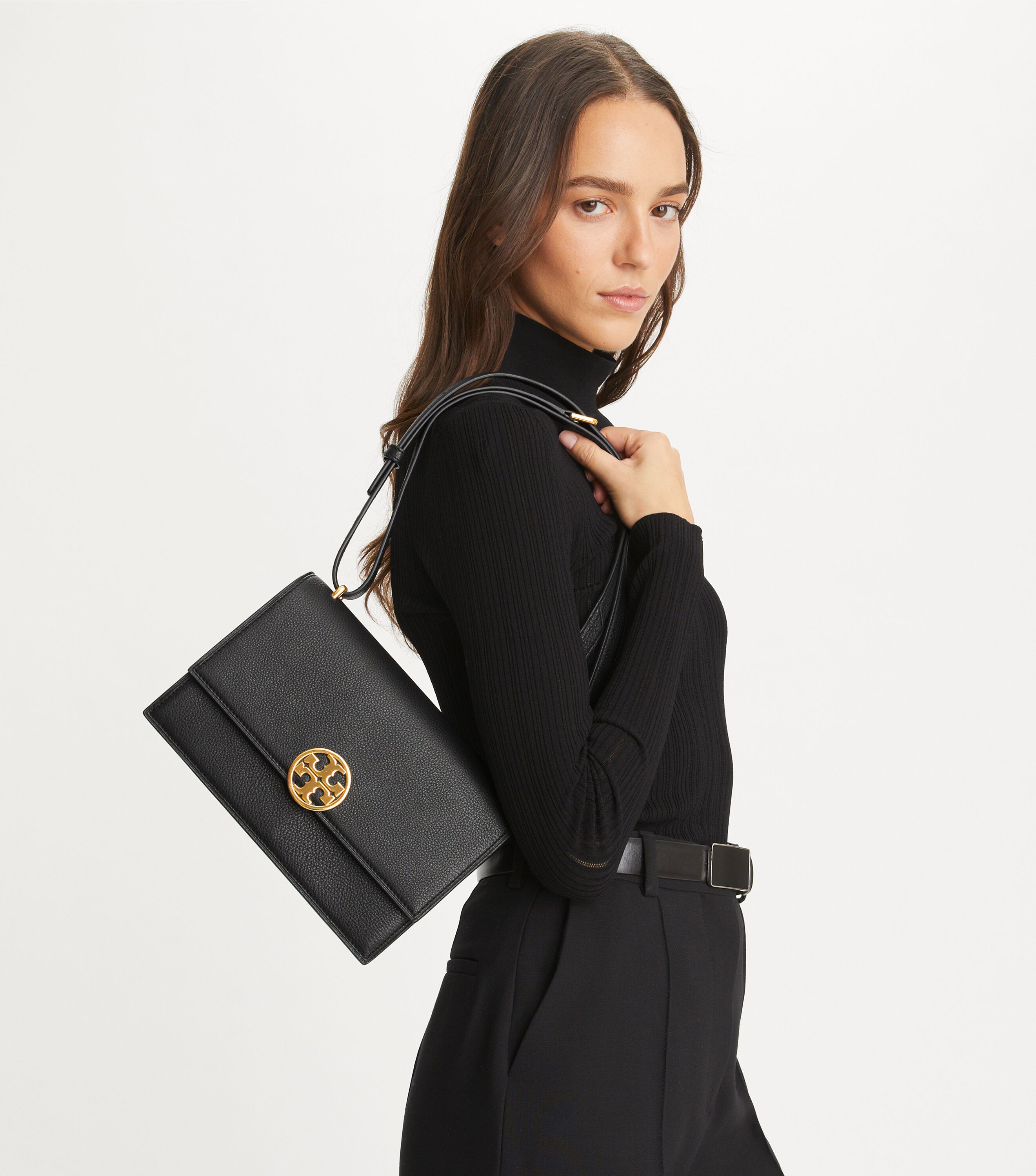 Tory burch miller crossbody bag black cheap