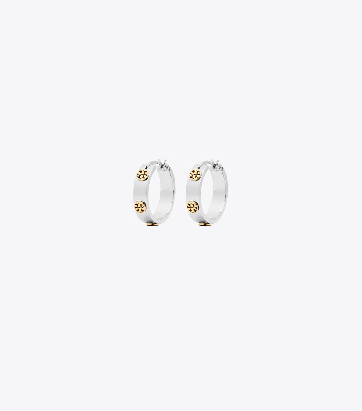 tory burch small miller stud huggie earring